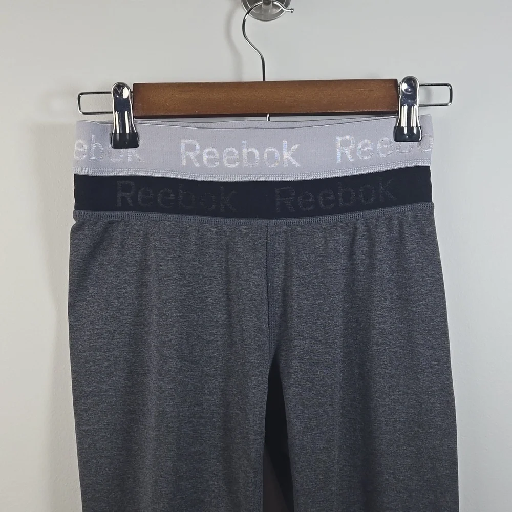 Reebok Black and Gray actiwear leggings